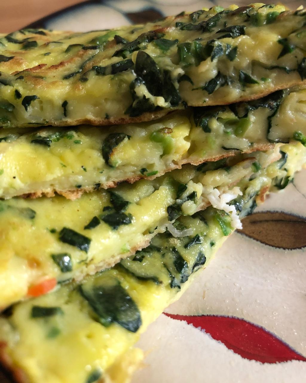 菠菜蛋饼  宝宝健康食谱