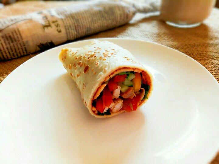 低脂时蔬鸡肉卷