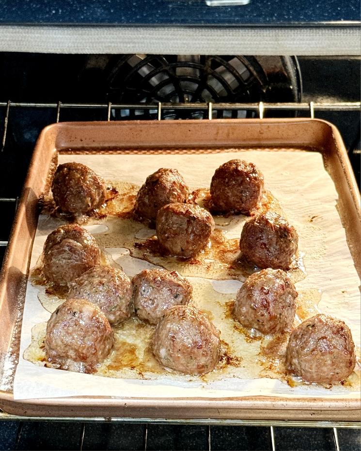 猪肉末做烤猪肉丸子｜Baked Ground Pork Meatballs 「生酮」