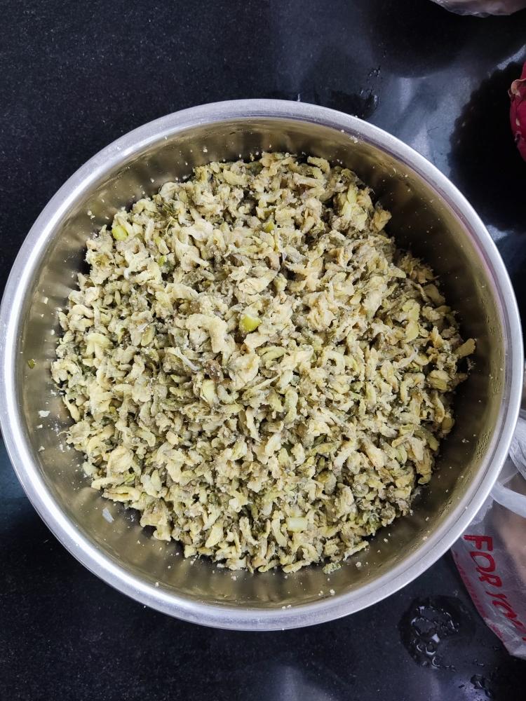 蒸槐花的做法