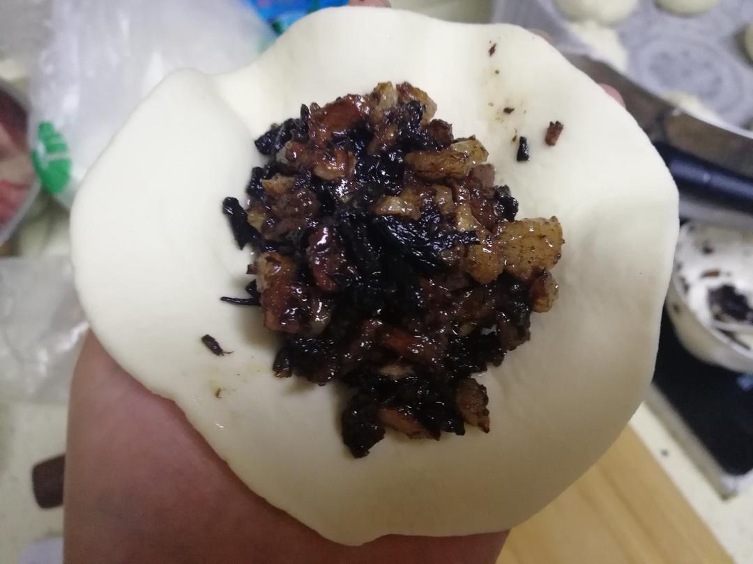 梅干菜肉包-无敌包子皮【墙裂推荐~！！！】