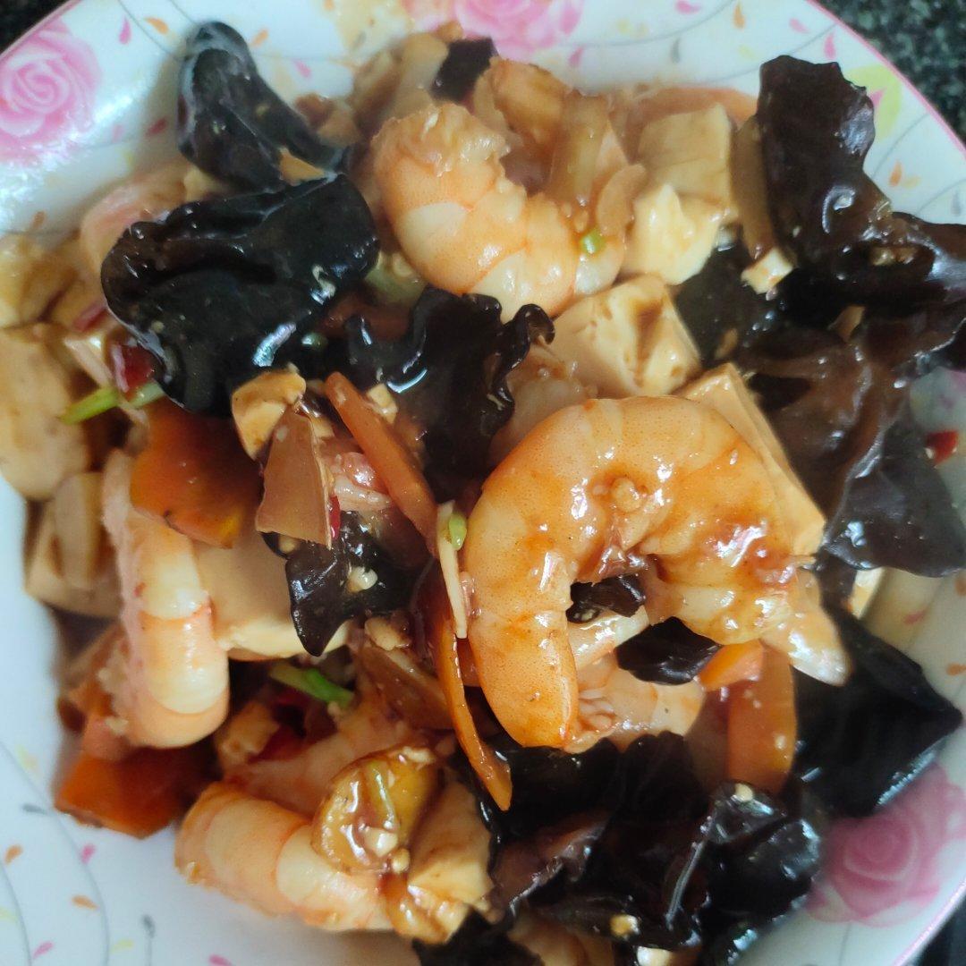 虾仁豆腐