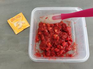 无糖纯素食－嫩豆腐版意式草莓奶冻(Panna Cotta)的做法 步骤6