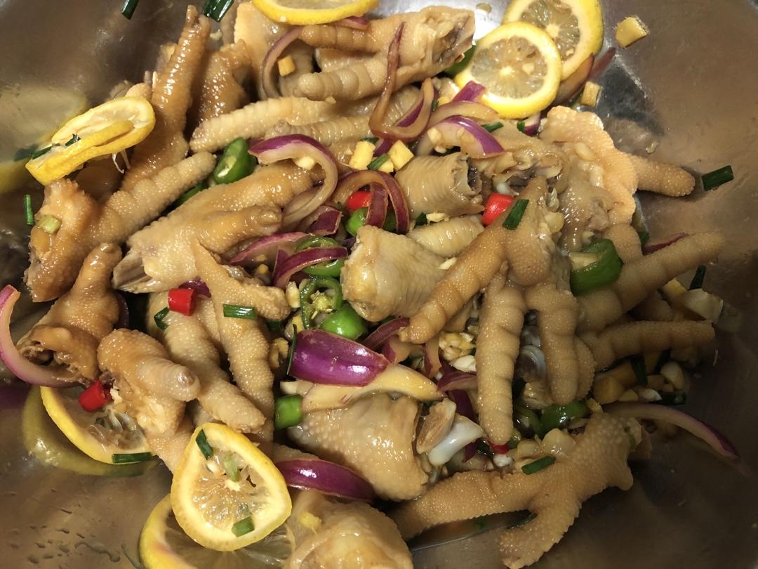 【柠檬酸辣鸡爪】自制超级无敌美味的网红鸡爪