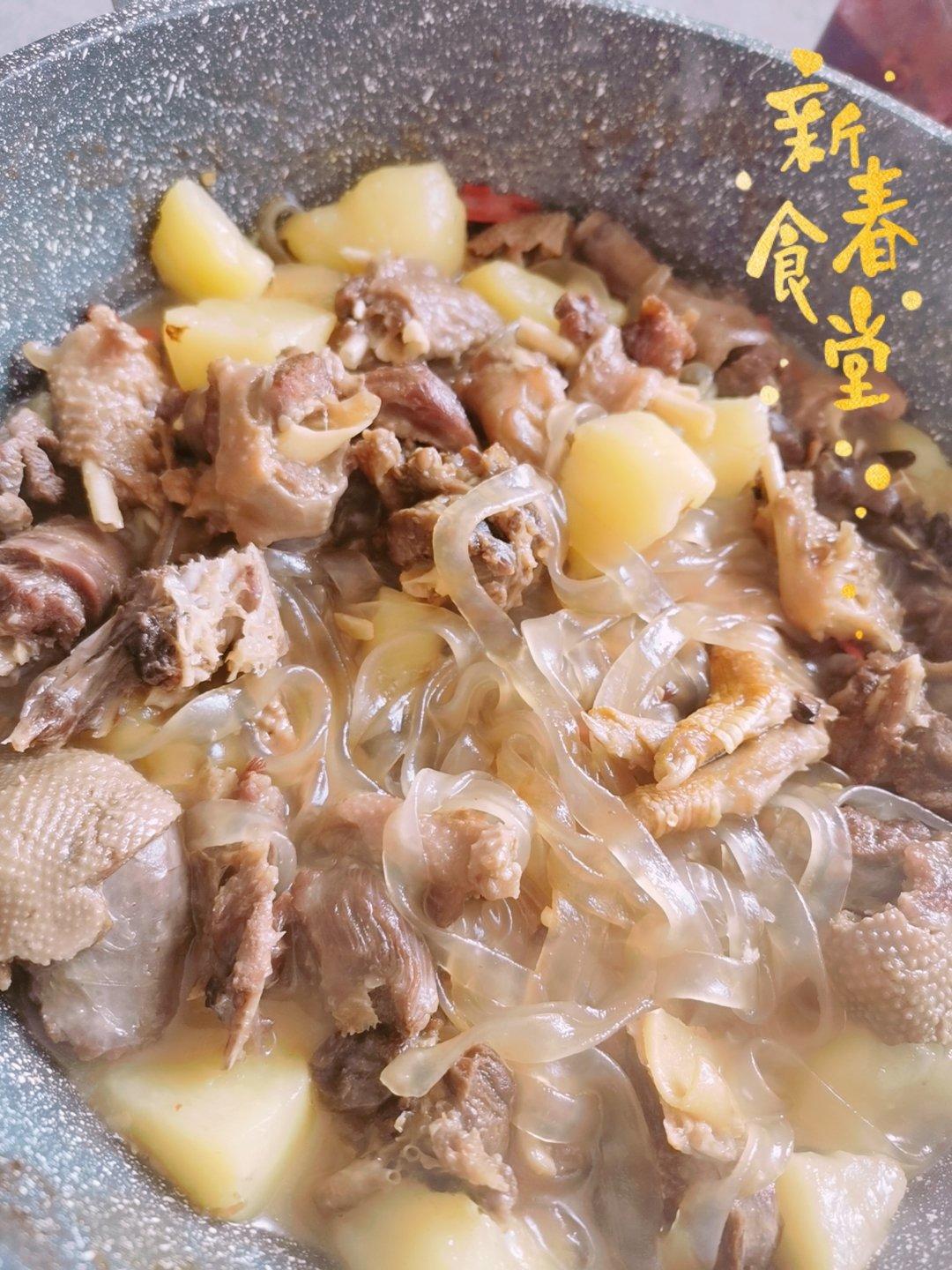 [原创] 东北名菜，铁锅炖大鹅土豆