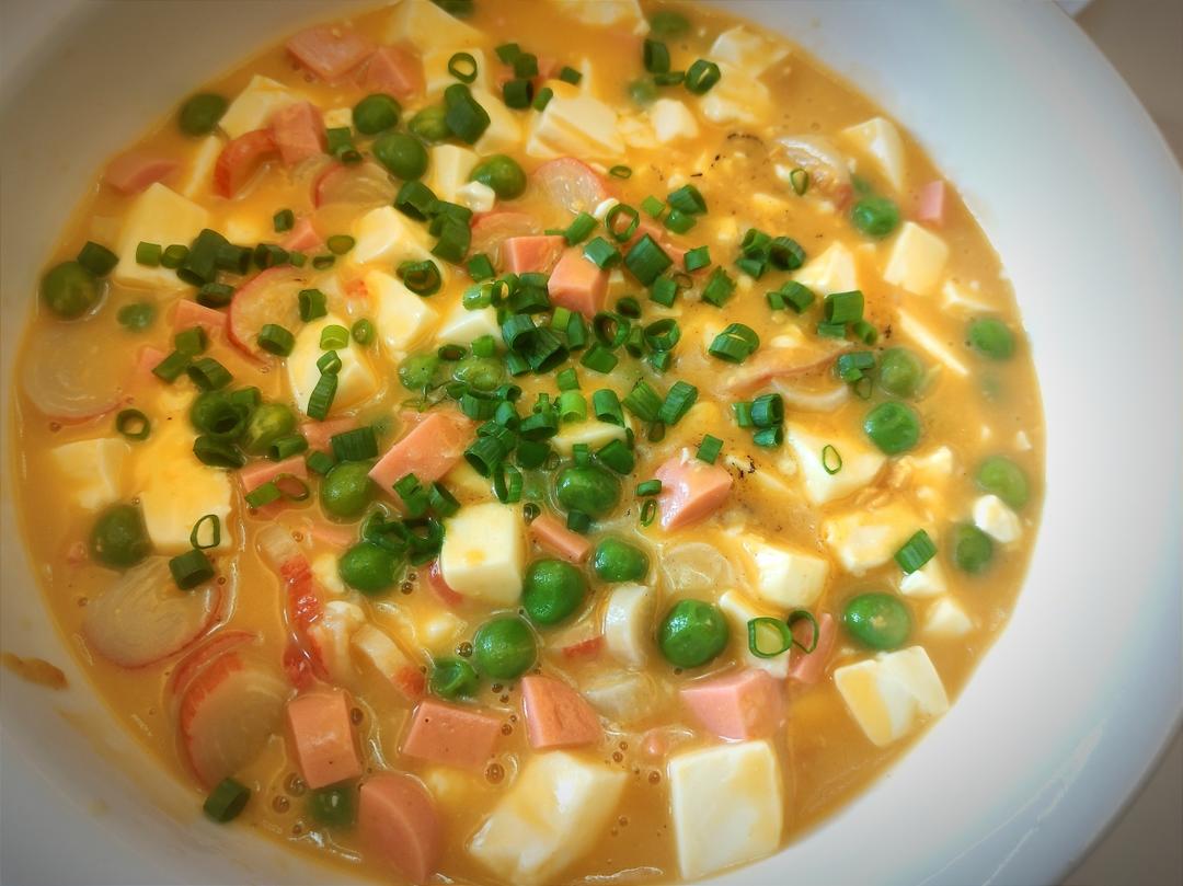 蟹黄豆腐（咸蛋黄版）