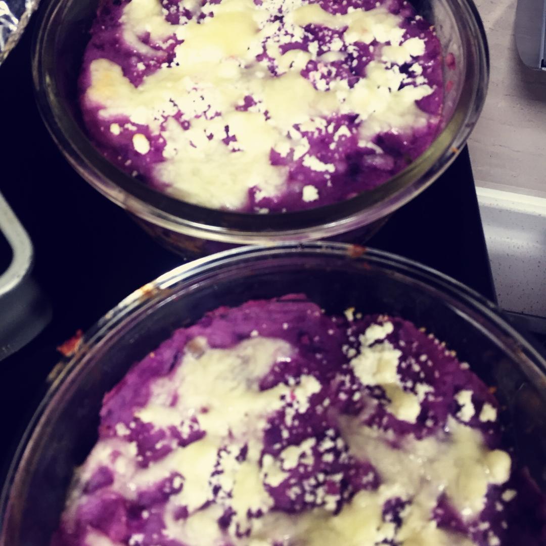 Lentil and Purple Sweet Potato Shepherds Pie