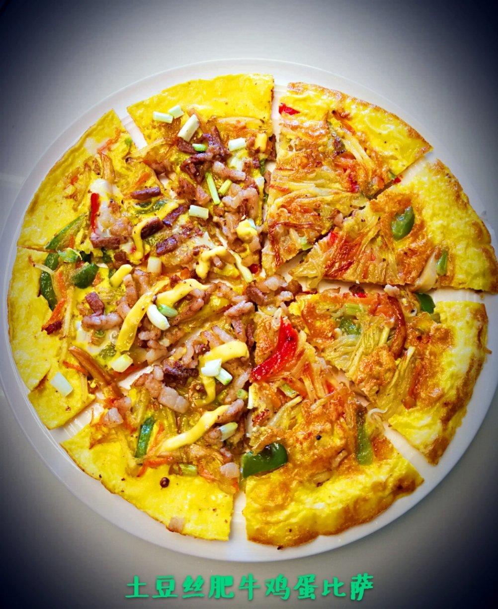 土豆丝鸡蛋饼