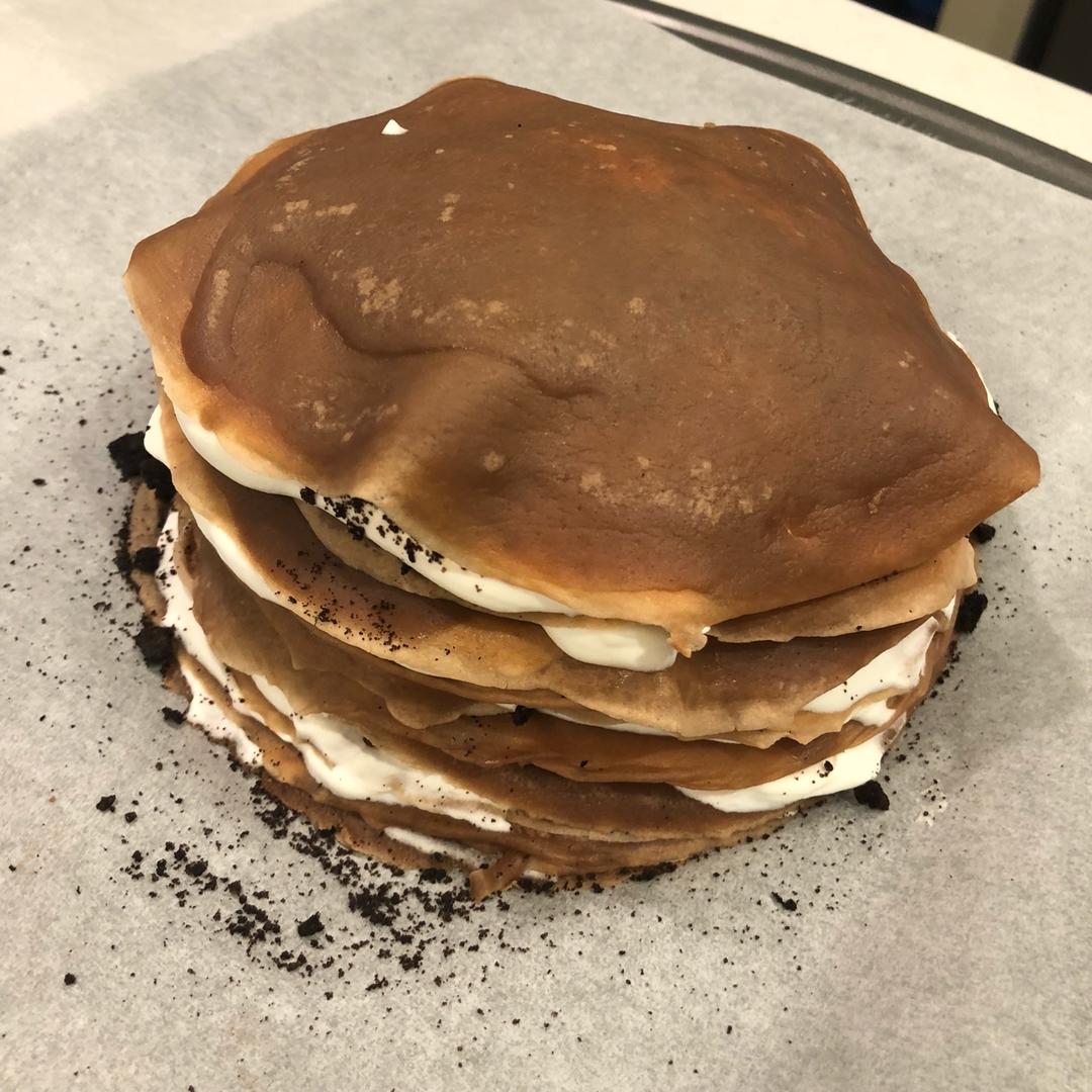 奥利奥双色千层蛋糕