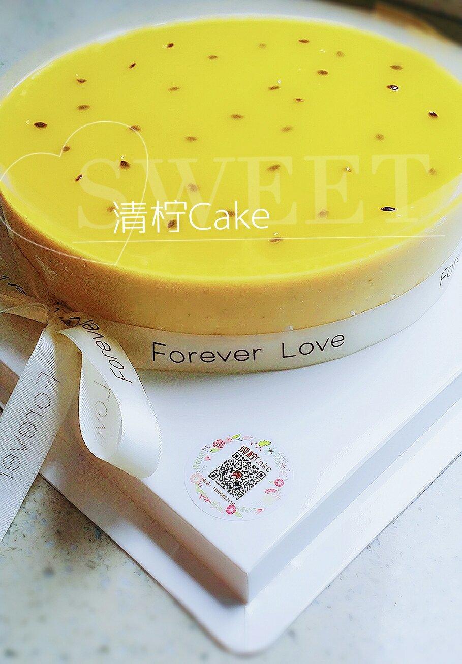 热带风情——椰香百香果慕斯