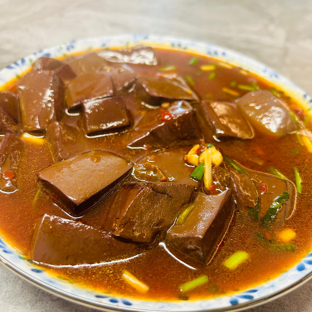 无敌好吃入味红烧猪血
