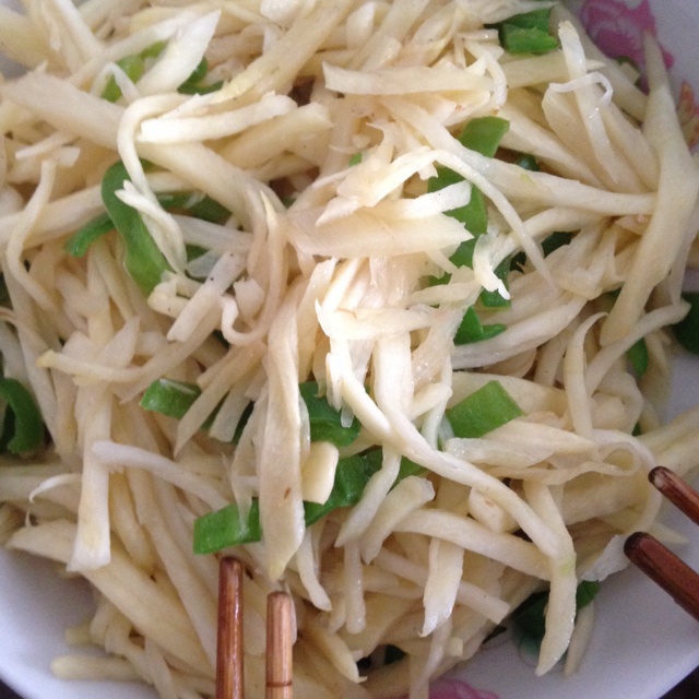 茭白炒青椒