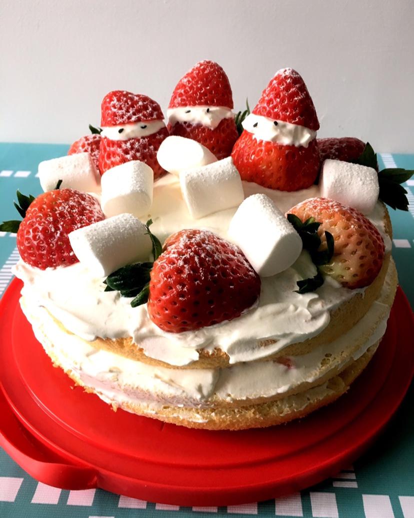 圣诞呆萌裸蛋糕