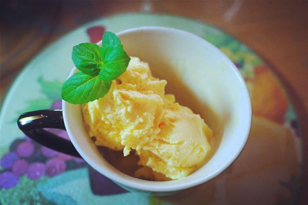 Vitamix-黄桃冰激凌的做法