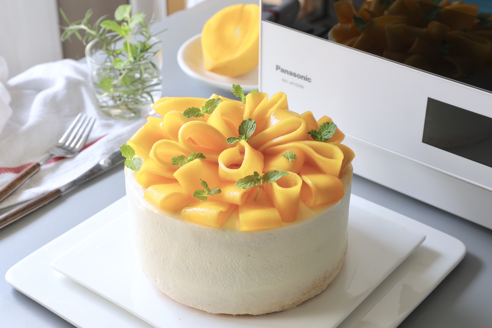 芒果奶油蛋糕的做法