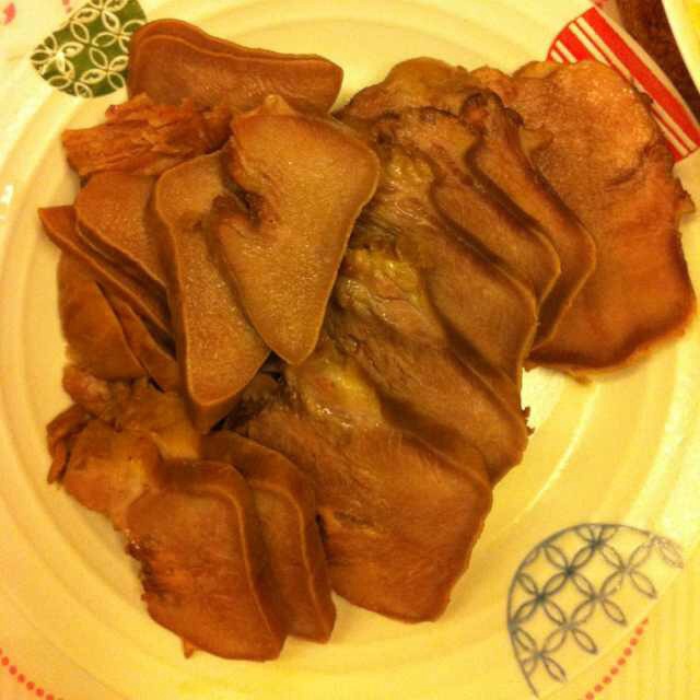 卤猪舌