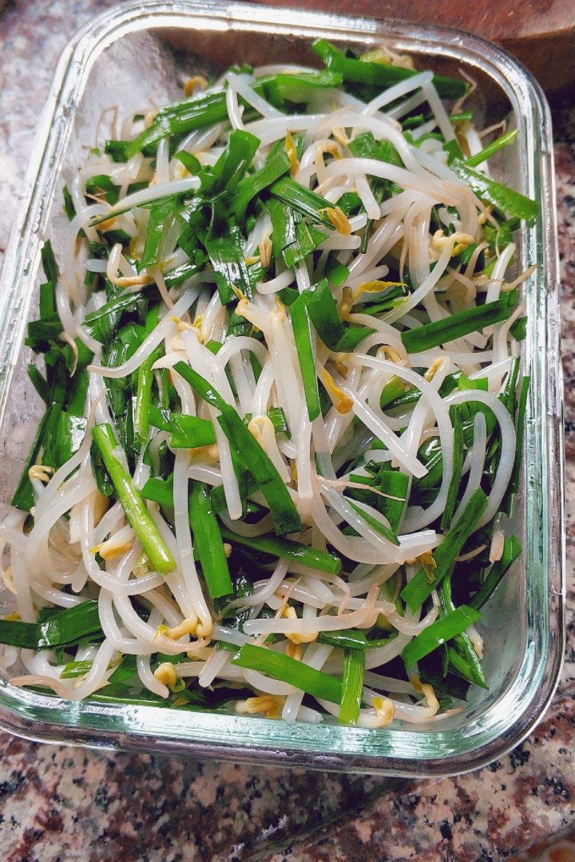 小葱19做的韭菜炒豆芽