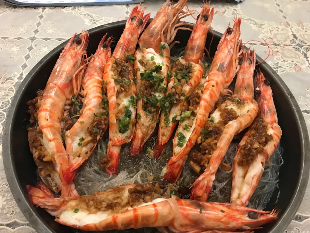 蒜蓉粉丝蒸虾