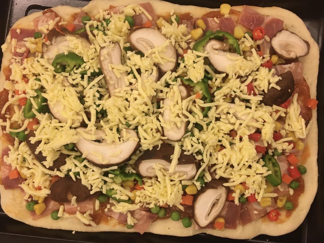 八寸披萨饼皮（四个）制作