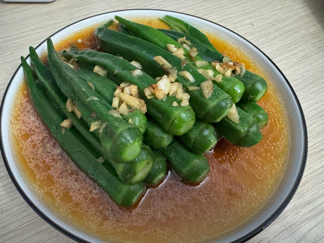 蒜蓉秋葵