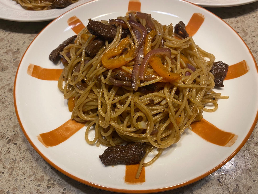 比餐厅好吃的黑椒牛柳意面🍝零失败简单教程