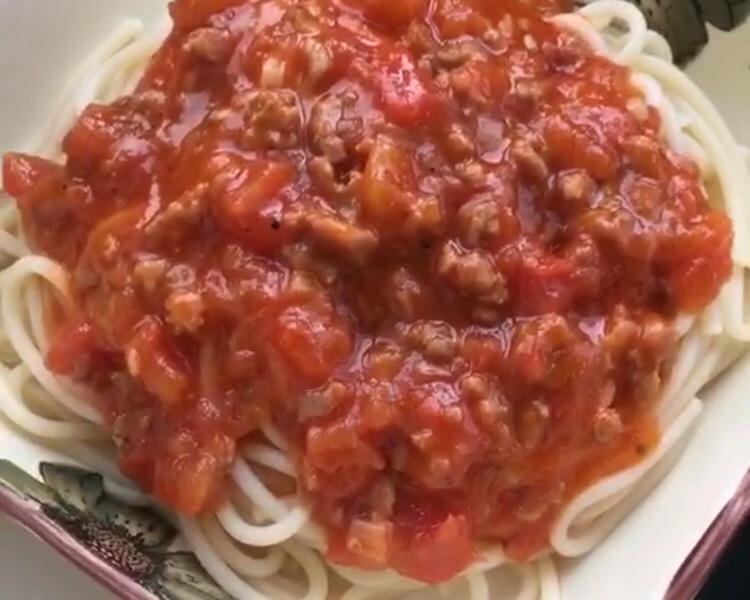 番茄肉酱意面🍝
