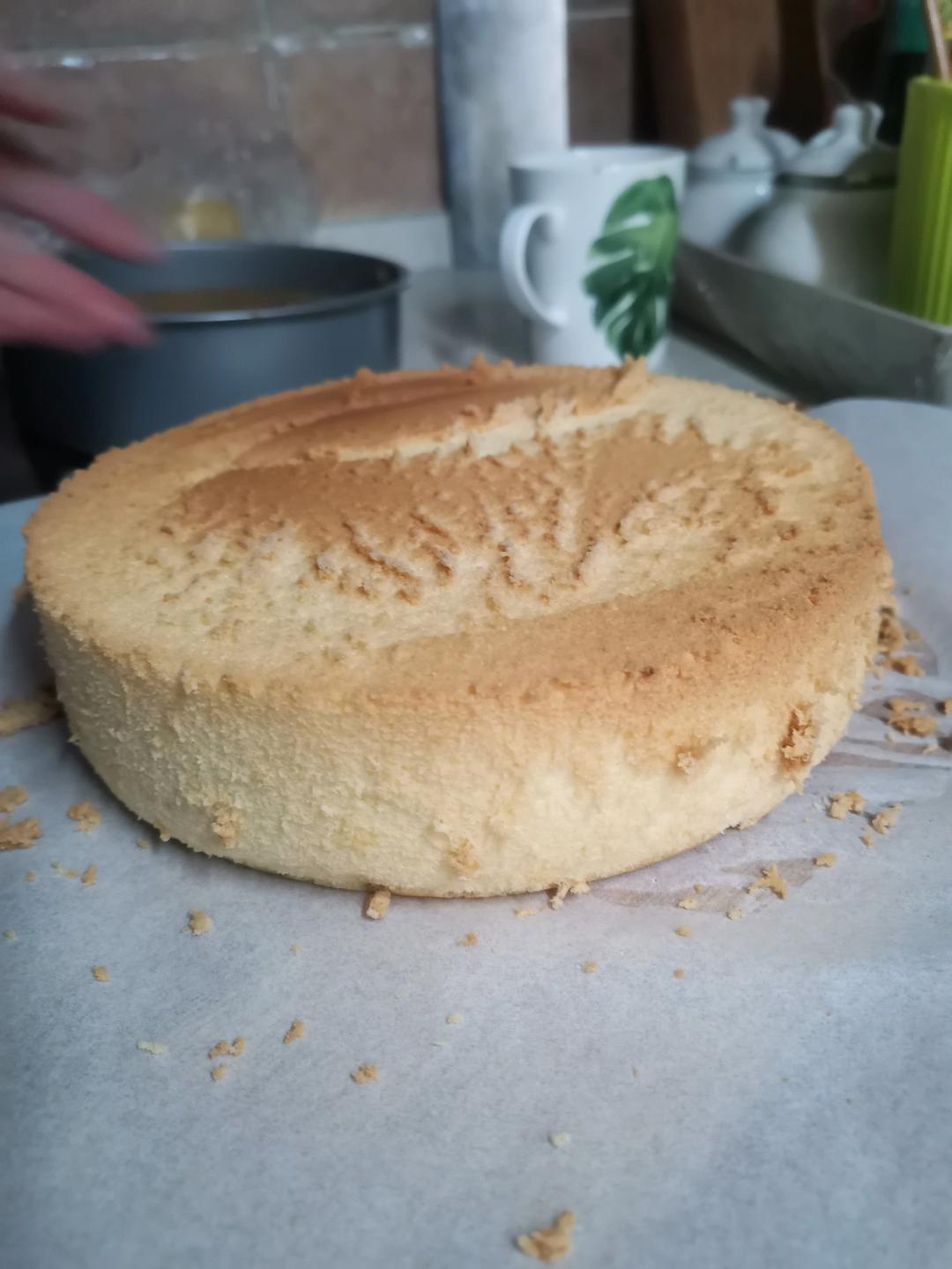 6寸原味戚风蛋糕