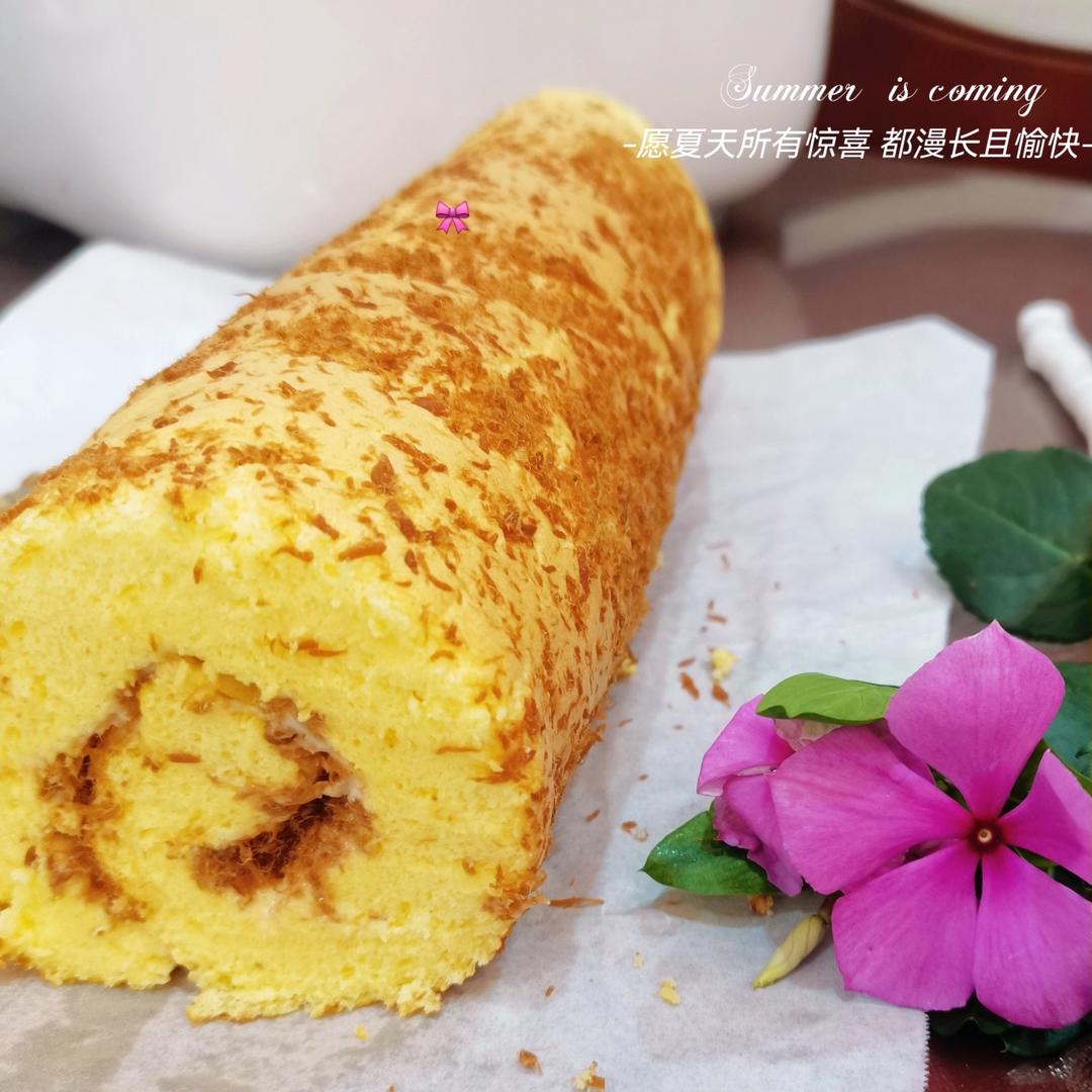 怎么卷都不裂的肉松蛋糕卷
