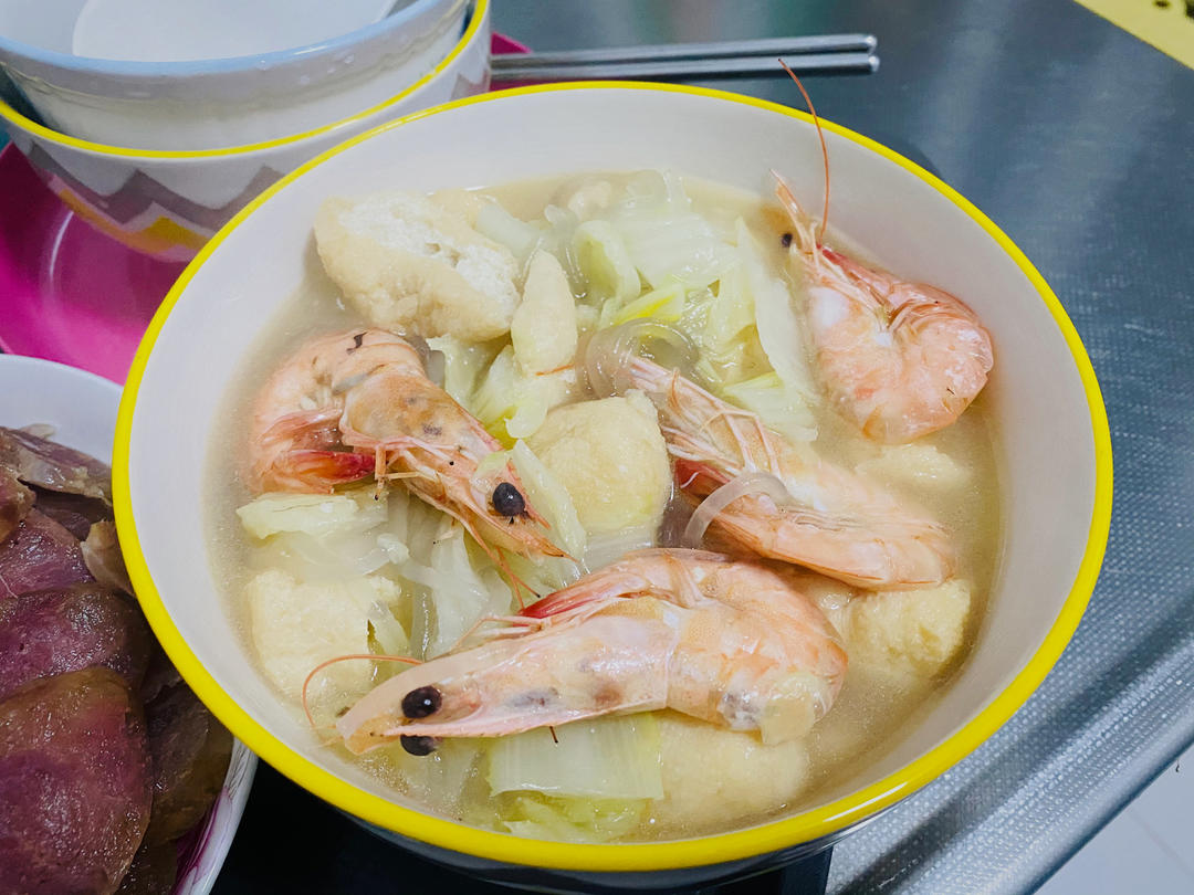 白菜豆腐汤