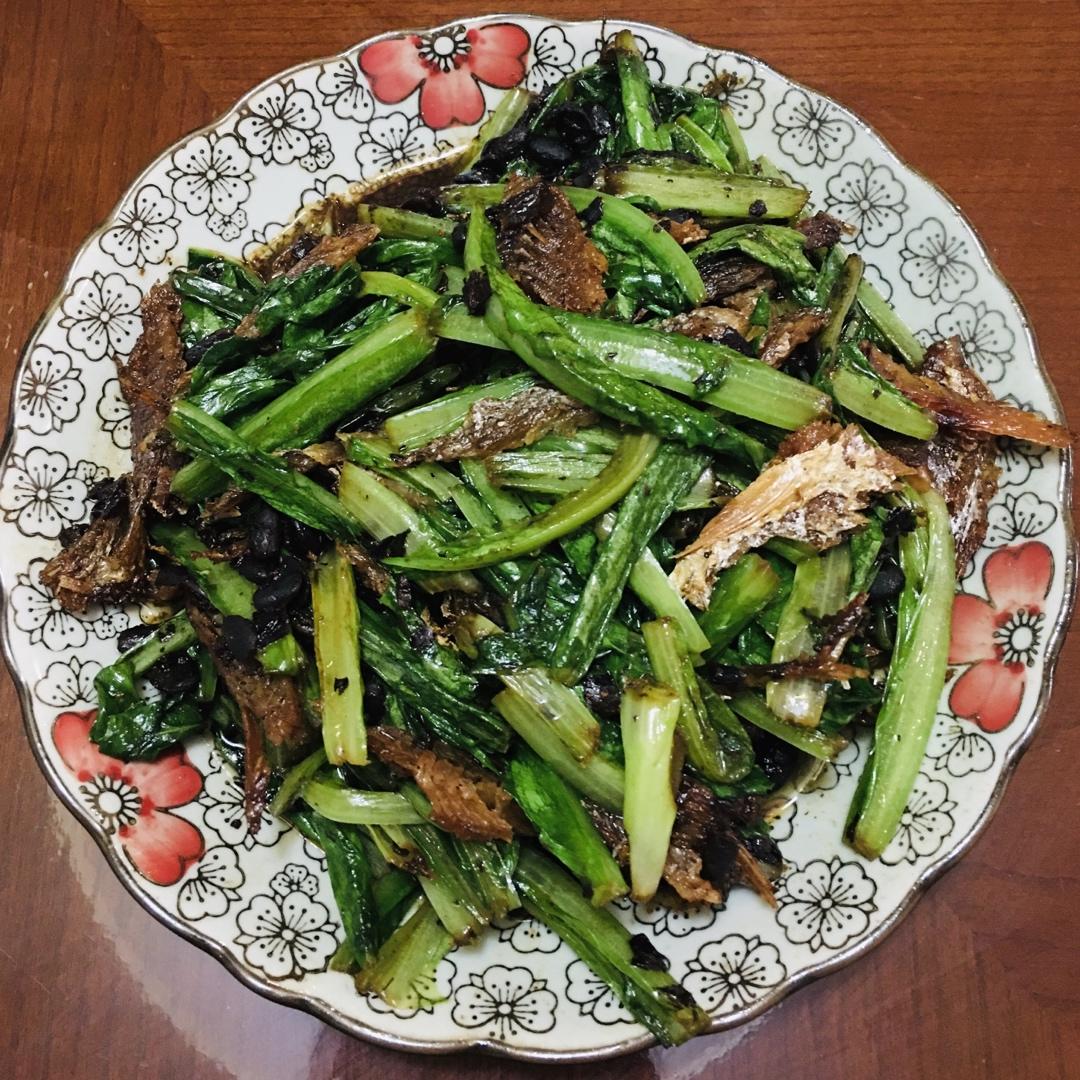 豆豉鲮鱼油麦菜