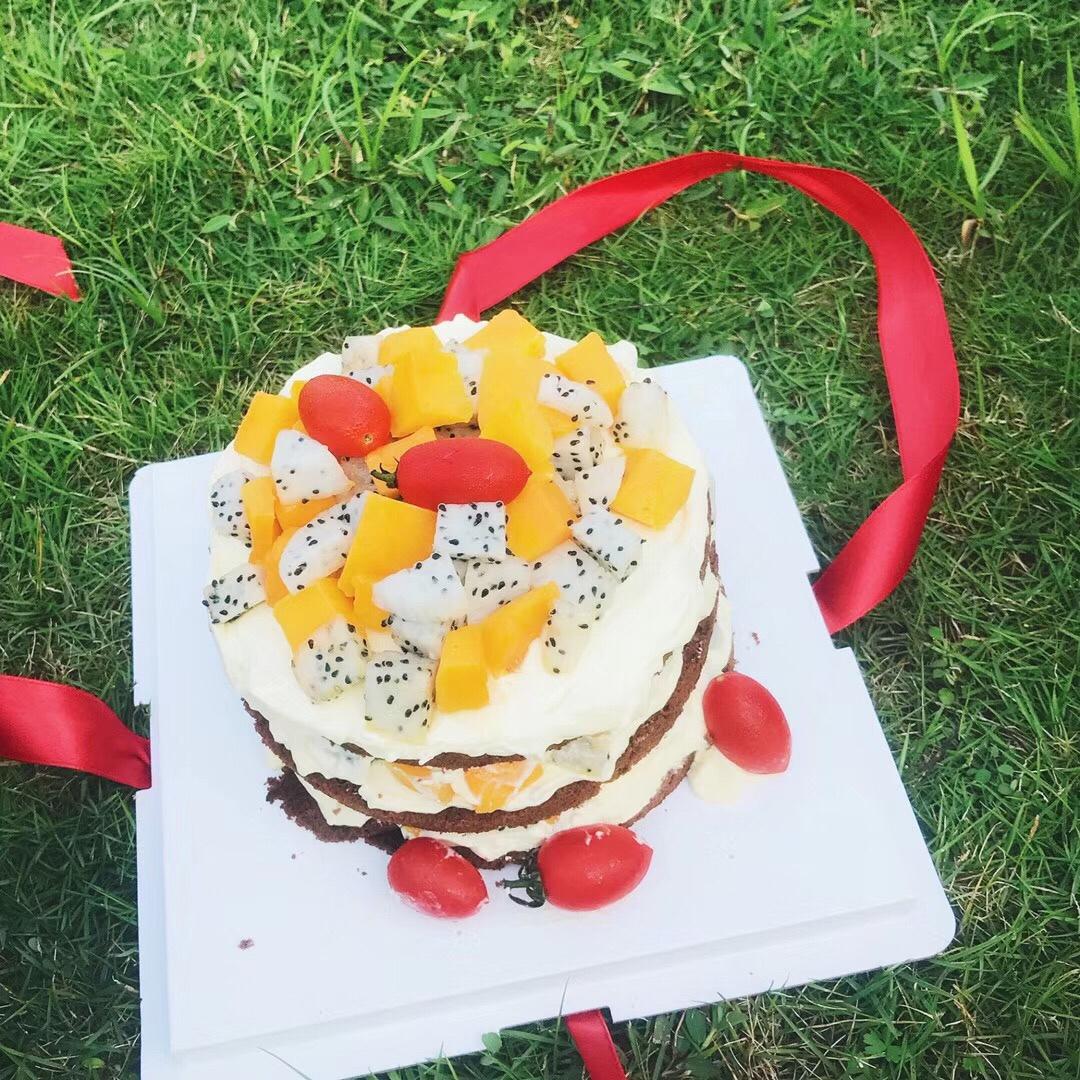 巧克力可可戚风裸蛋糕（含视频）