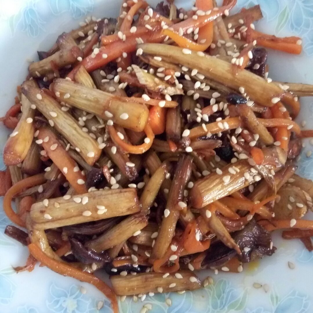 干煸茶树菇