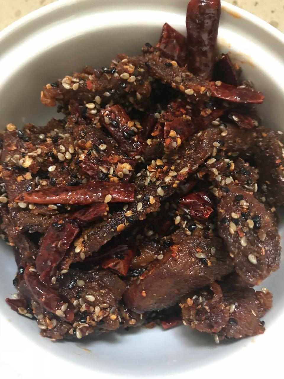 秘制麻辣牛肉