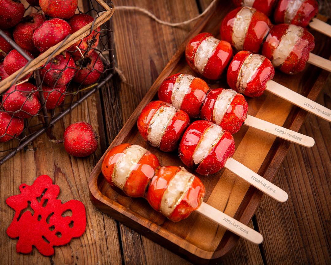 网红小串糯米糖葫芦