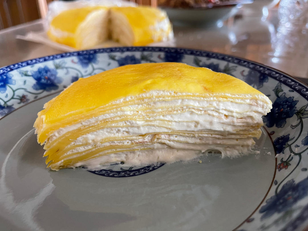 榴莲千层（超软糯蛋皮配方٩( ᐛ )و