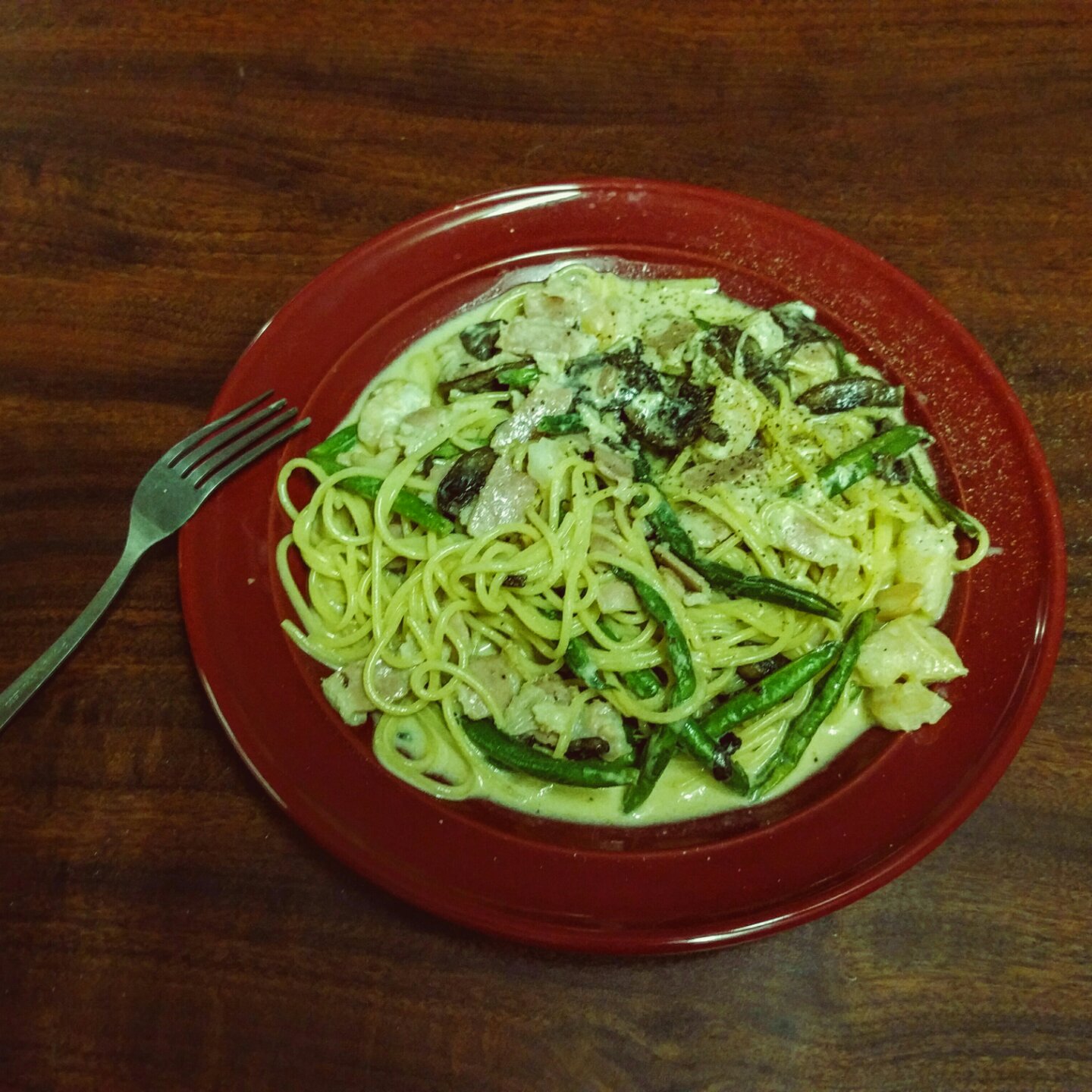 超简单的奶汁培根意面Carbonara
