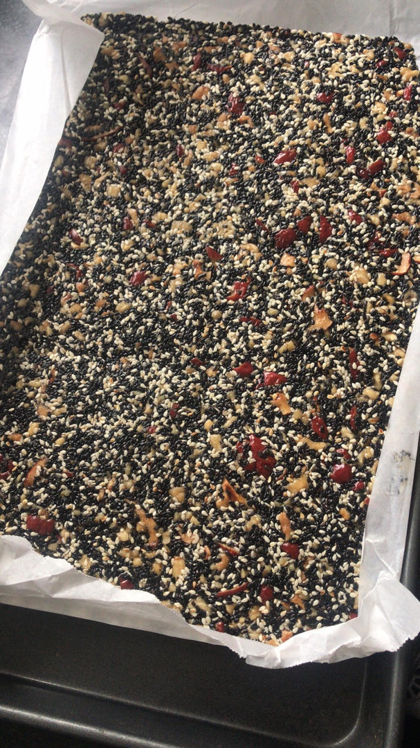 小朋友可以吃的无阿胶坚果营养糕