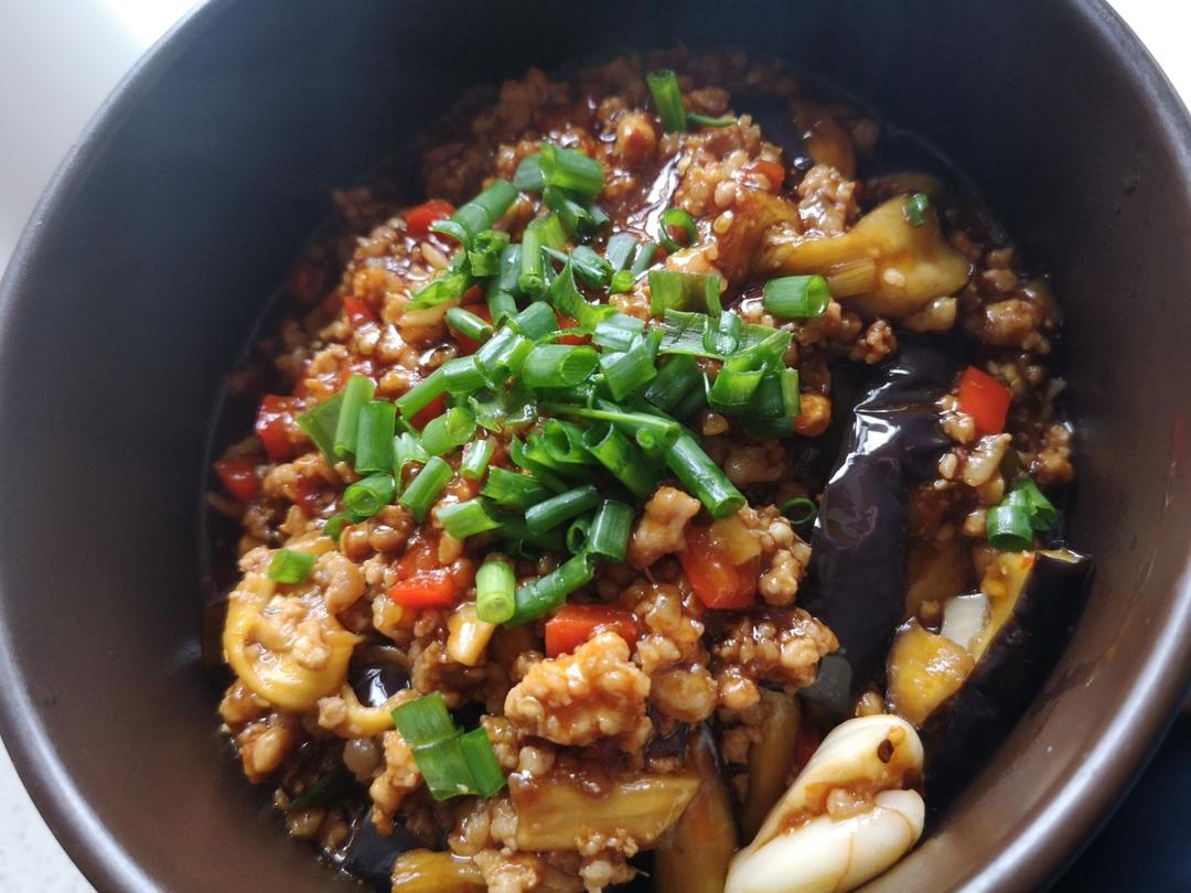 鱼香茄子煲 不用油炸 不用盐腌