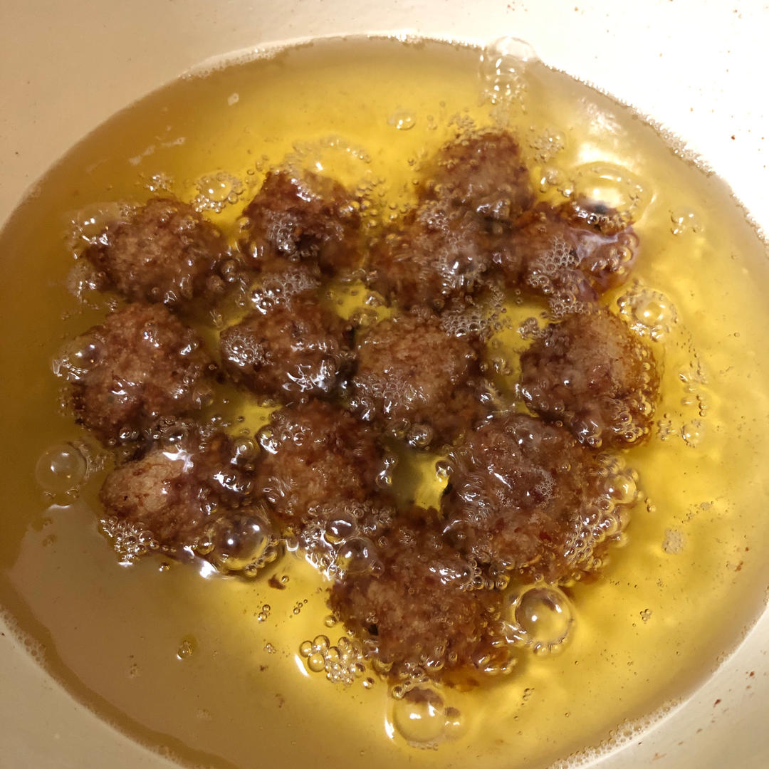 好吃的糯米圆子