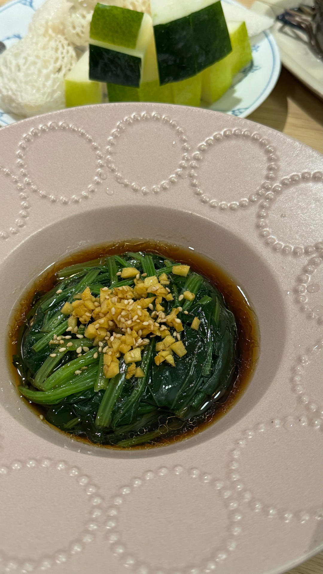 姜汁菠菜