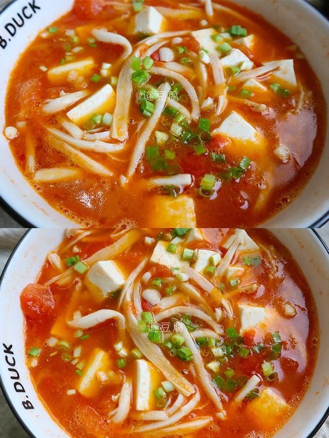 西红柿海鲜豆腐汤的做法