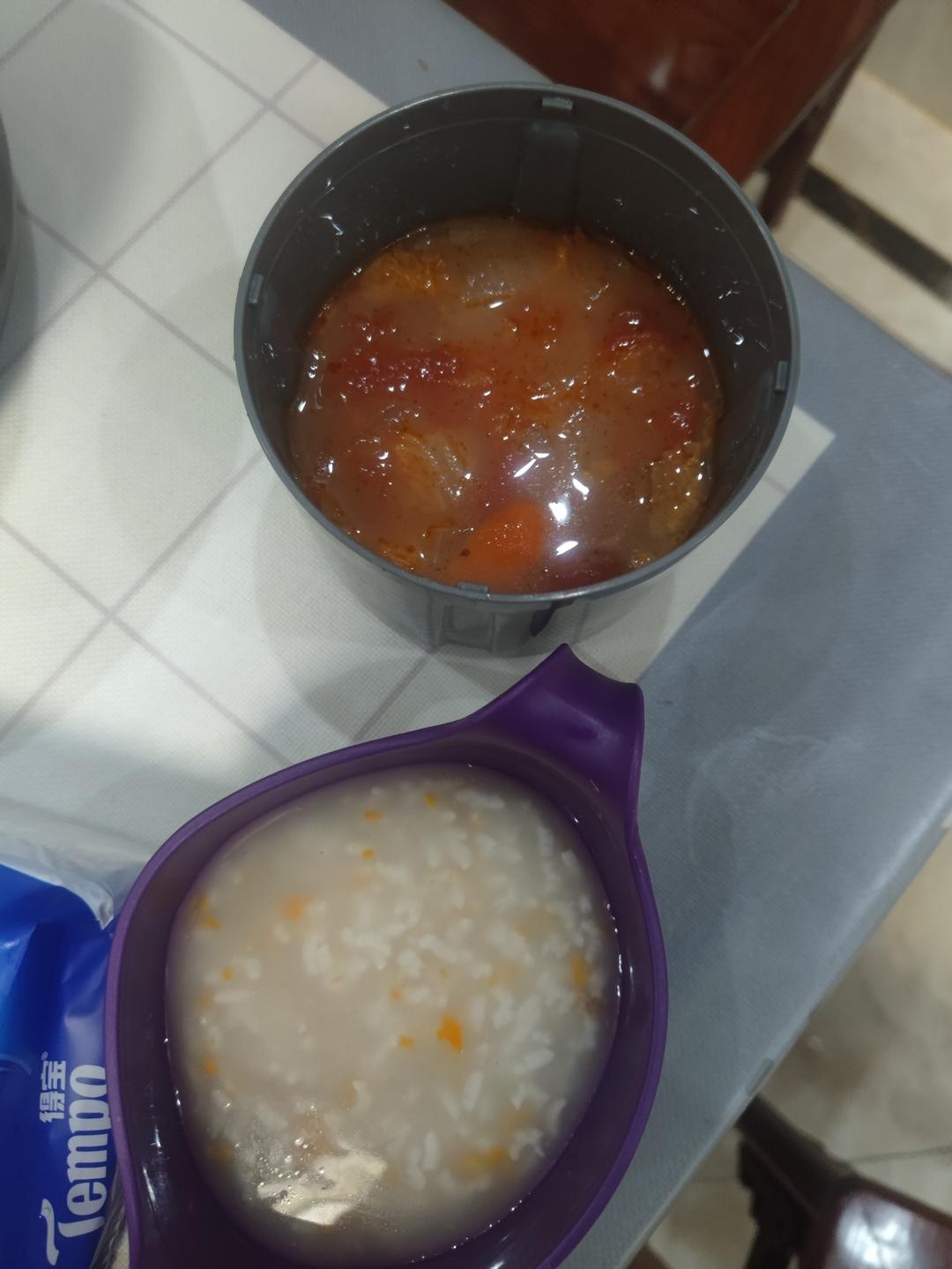 宝宝辅食胡萝卜牛肉粥