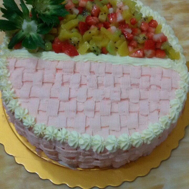 感悟人生_fdtv做的花篮蛋糕