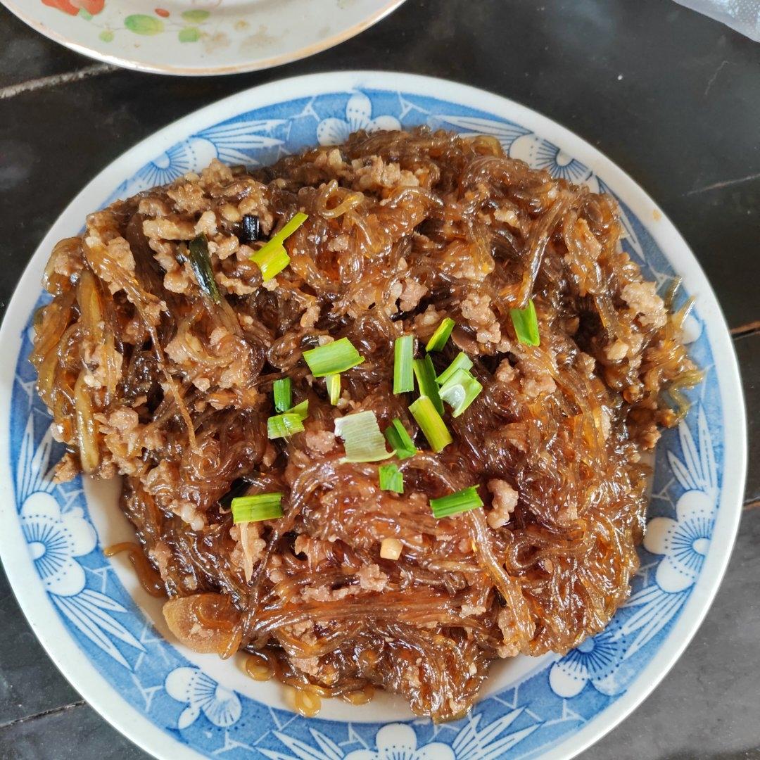 蚂蚁上树(肉末炒粉丝)超下饭‼️十分钟搞定