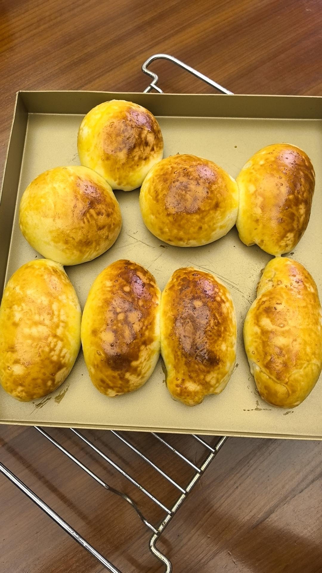 黄油肉松卷🥐快速免揉无需手套膜