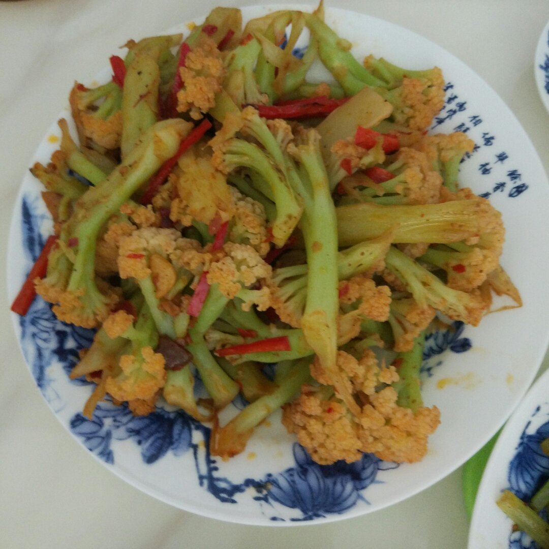 小炒有机菜花