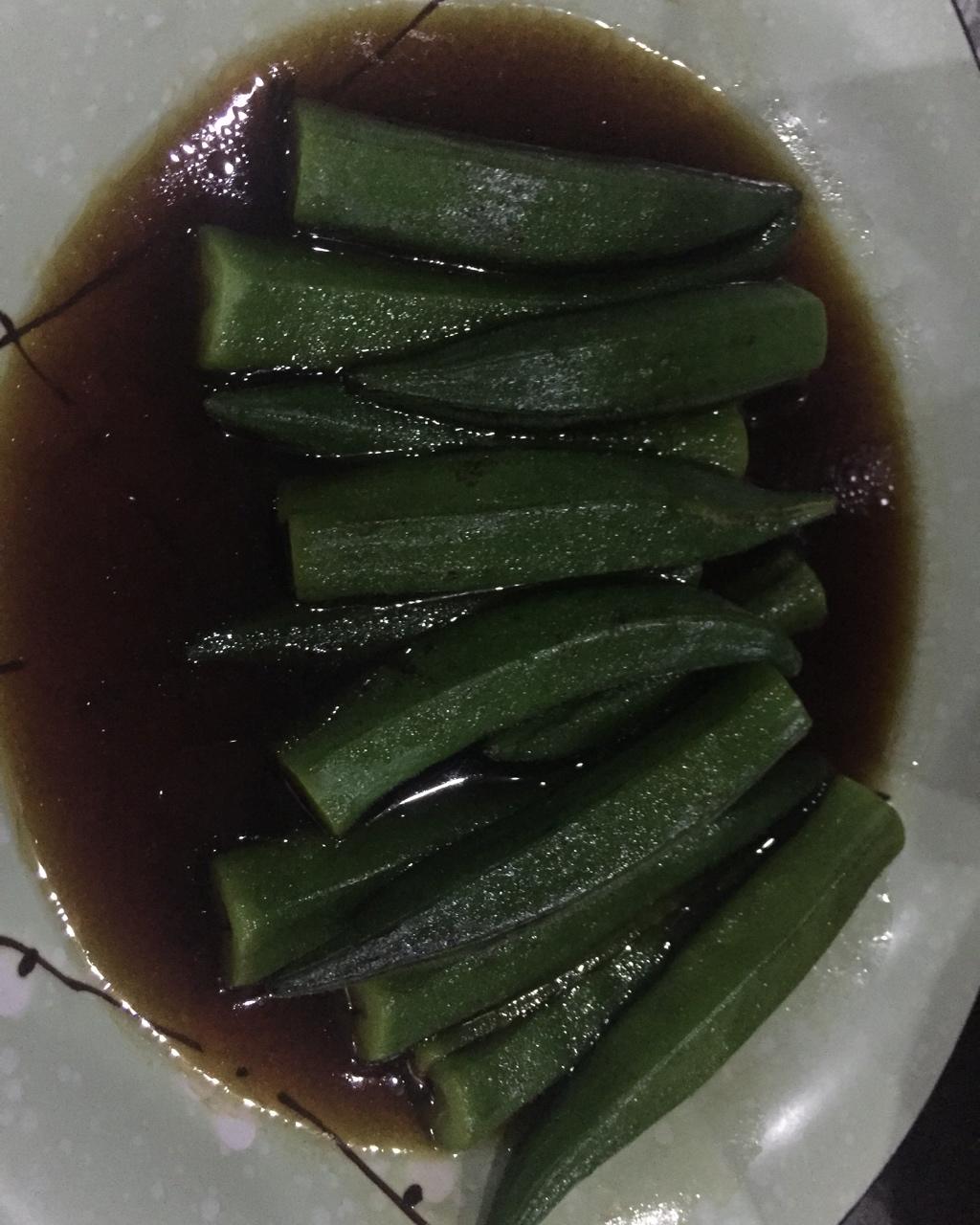 白灼秋葵3步法