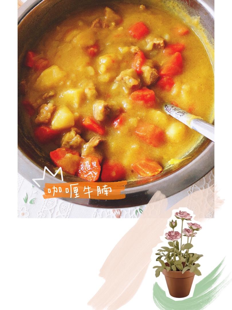 【咖喱牛腩拌饭】