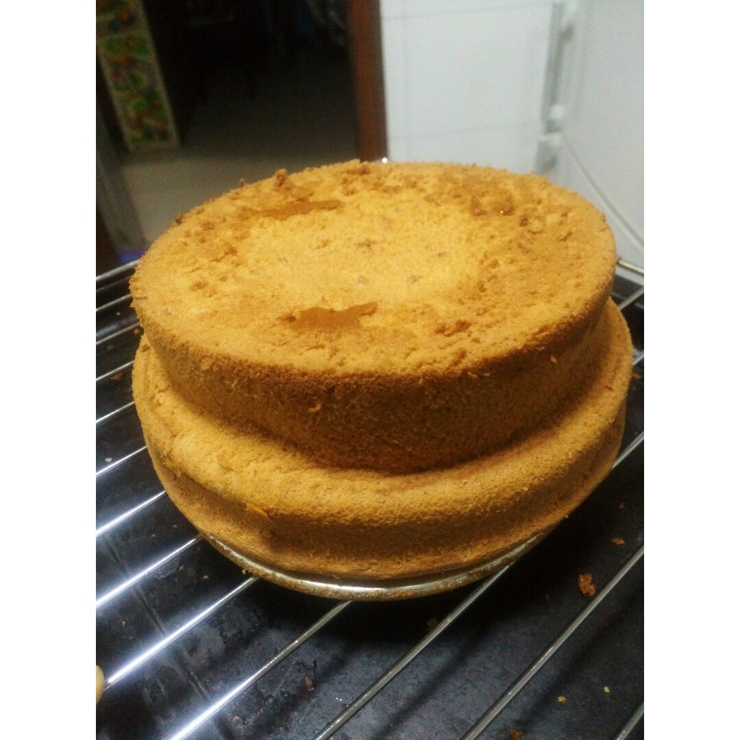 6寸原味戚风蛋糕
