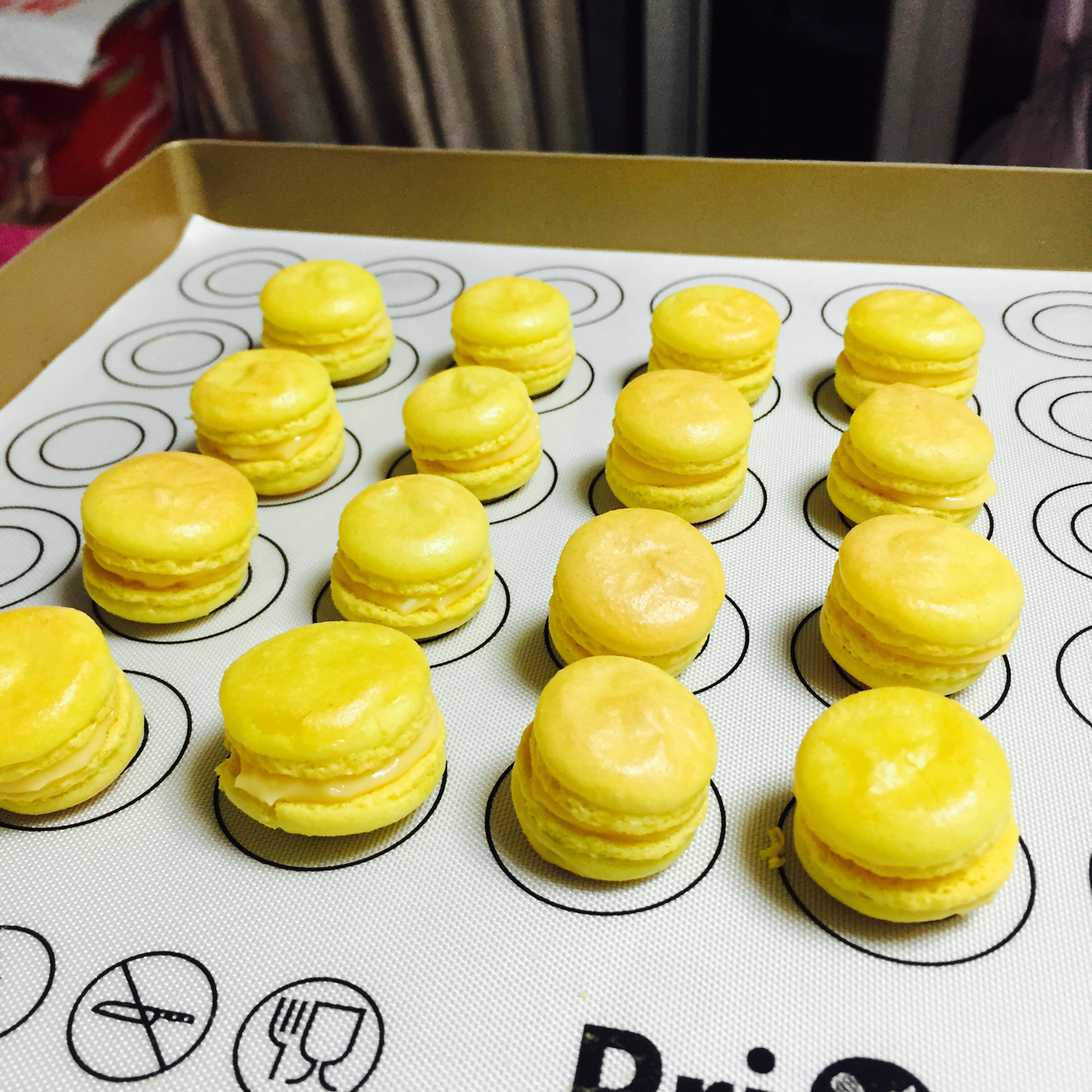 法式柠檬马卡龙（免干）-贵妇甜品